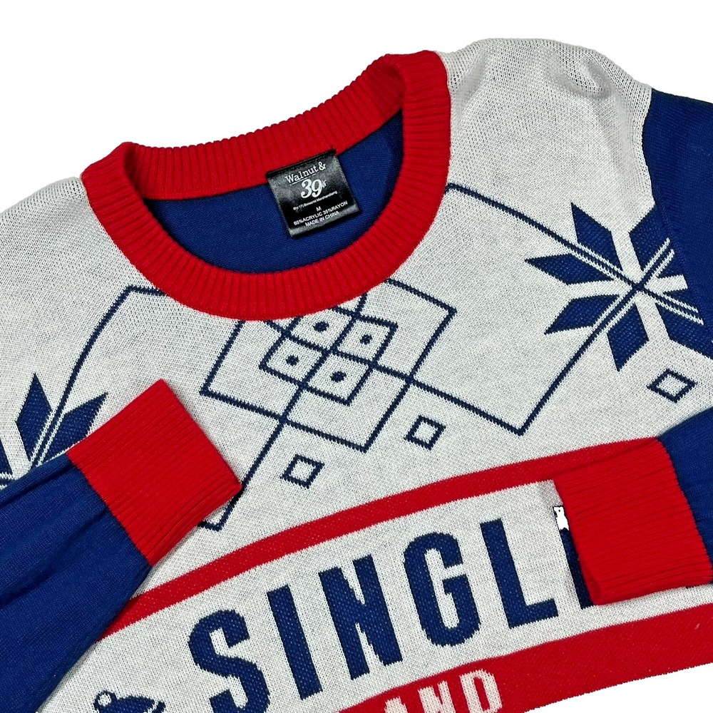 Walnut‎ & 39th Ugly Christmas Sweater Men's M Festive Holiday Party Single Ready